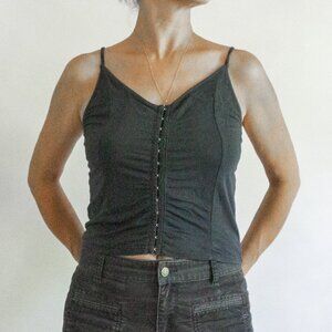 American Eagle Soft & Sexy Grey Tank Sz Medium